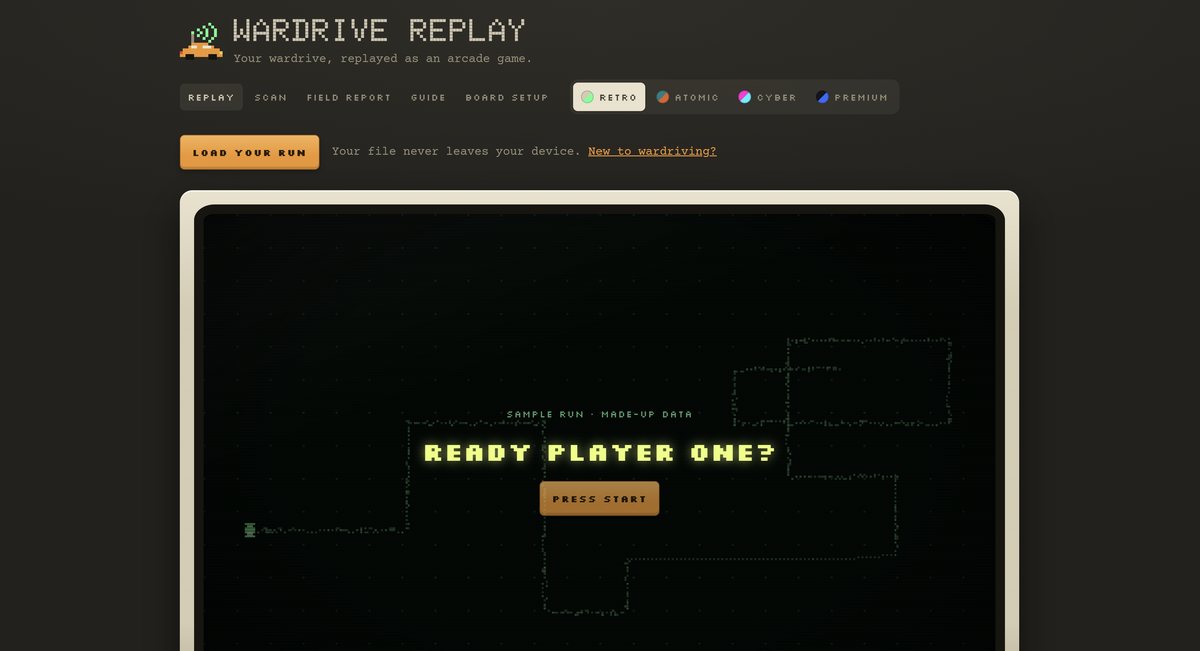 Wardrive Replay